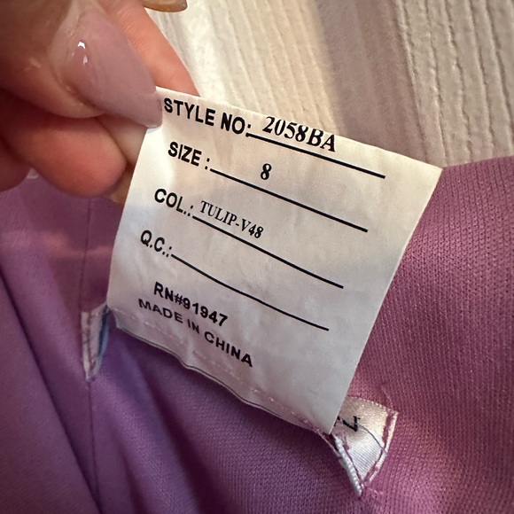 Dessy Collection Pink Strapless Dress - Picture 3 of 4